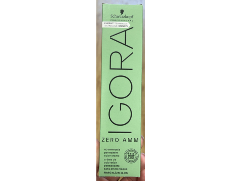 Schwarzkopf Igora Zero AMM Permanent Hair, 5-0 Light Brown Natural, 2 fl oz/60 mL