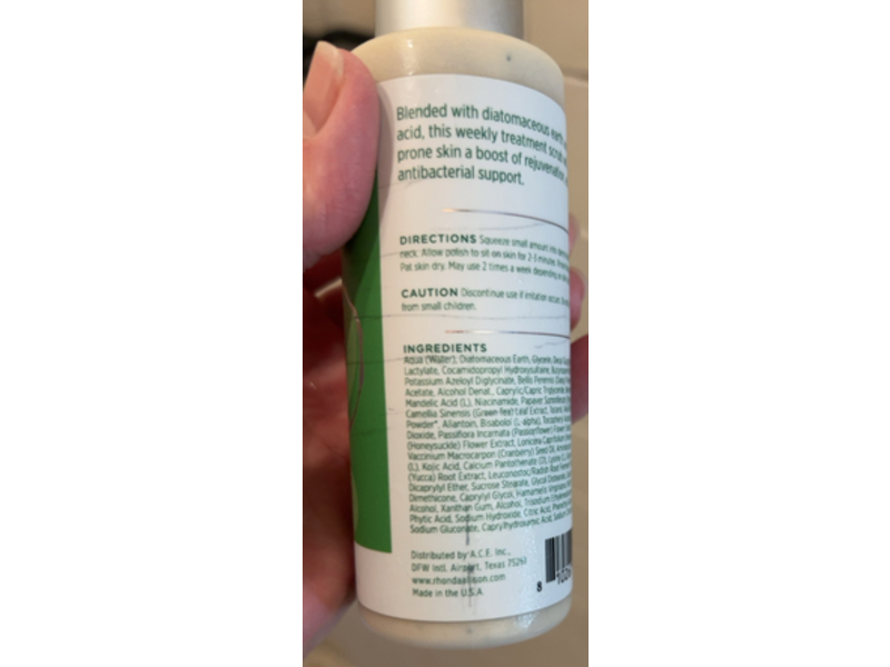 Acne Remedies Perfecting Polish Clarifying Treatment Scrub, Mandelic, 120 mL