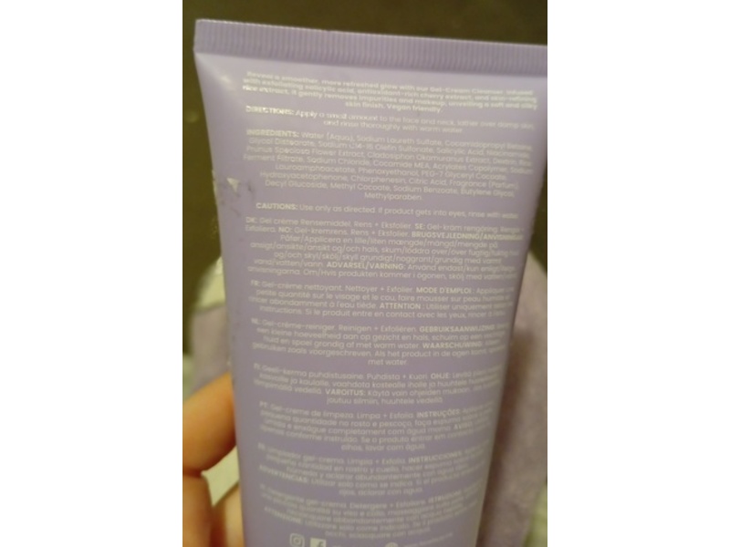 Facefacts Enhance Gel-Cream Cleanser, 5.07 fl oz/150 mL