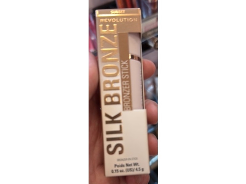 Revolution Skin Silk Bronzer Stick, Medium Sunset, 0.15 oz/4.5 g
