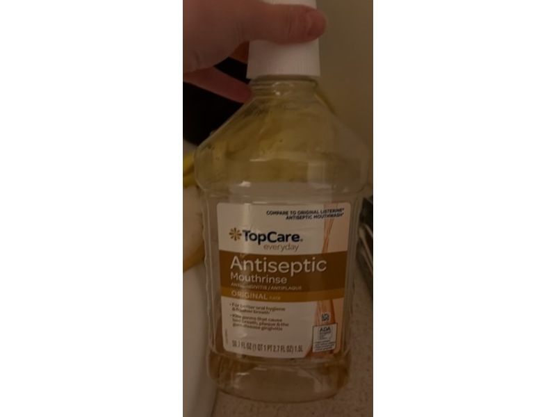 Topcare Everyday Antiseptic Mouthrinse, Original Flavor, 50.7 fl oz/1.5 L