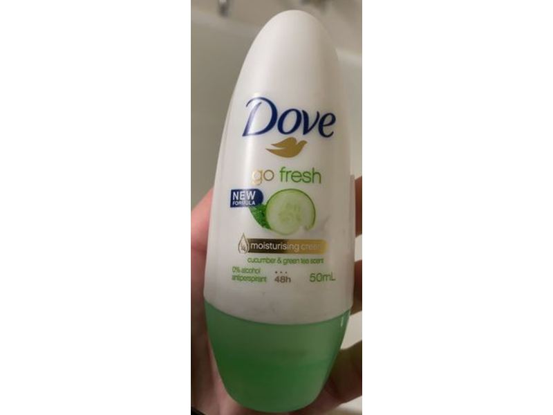 Dove Go Fresh Moisturizing Cream Antiperspirant, Cucumber & Green Tea Scent, 50 mL