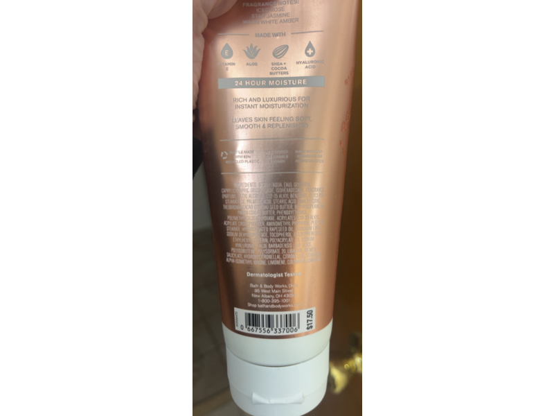 Bath & Body Works Pure Wonder Ultimate Hydration Body Cream, Shea Butter + Hyaluronic Acid , 8 oz/226 g