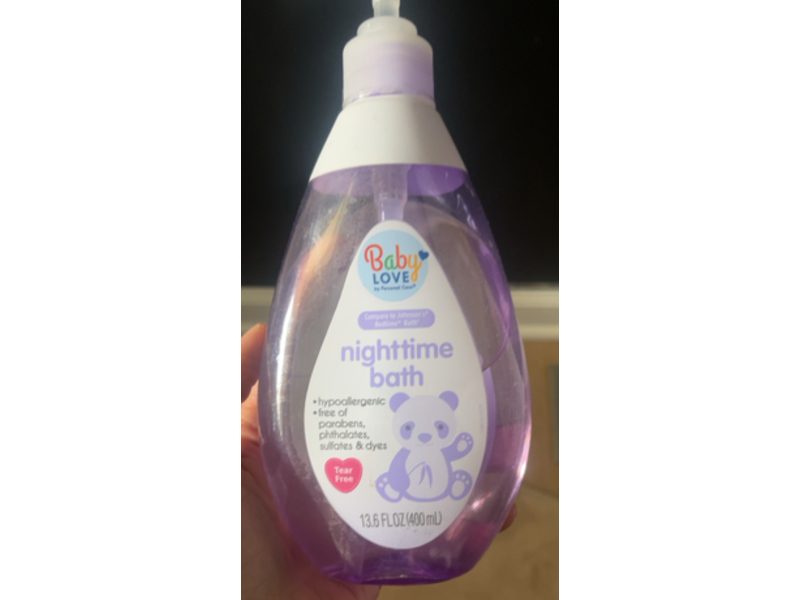 Baby Love Nighttime Bath, 13.6 fl oz/400 mL
