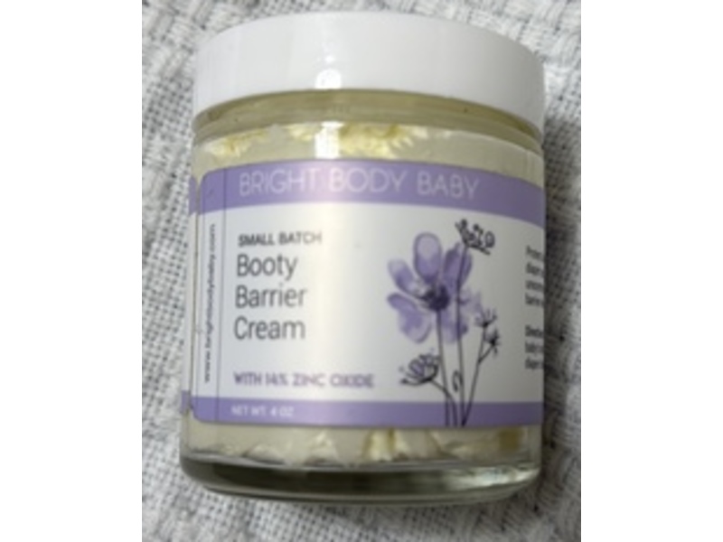 Bright Body Baby, Booty Barrier Cream, Zinc Oxide 14%, 4 oz