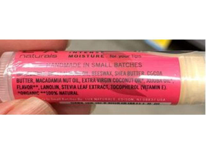 Lux Naturals Intense Moisture Lip Balm, Sweet Strawberry, 0.15 oz