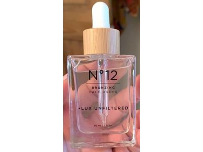 +Lux Unfiltered No12 Bronzing Face Drops, 1 fl oz