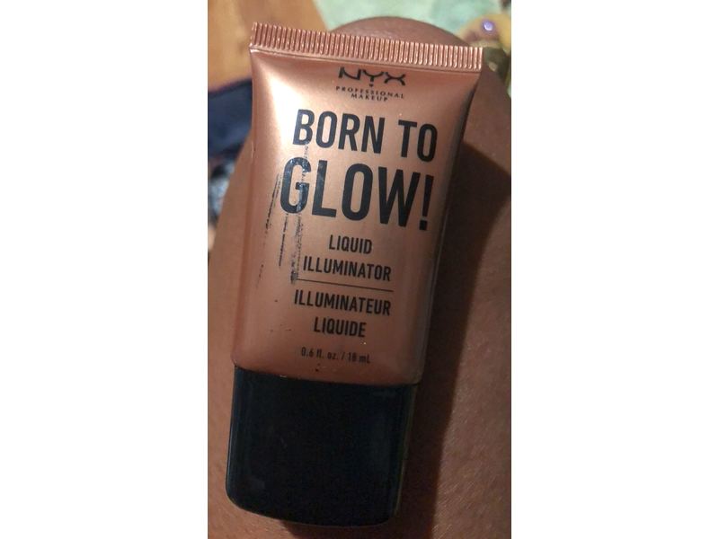 NYX Professional Makeup Born To Glow Liquid Illuminator, Sun Goddess, 6 fl oz/18 mL