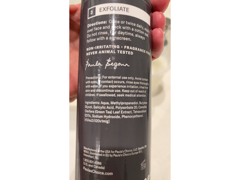 Paula's Choice Skin Perfecting 2% BHA Liquid Exfoliant, 8 fl oz