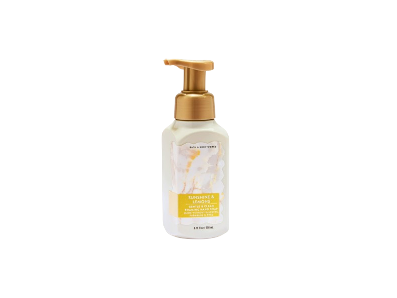 Bath & Body Works Gentle & Clean Foaming Hand Soap, Sunshine & Lemons, 8.75 fl oz/ 259 mL