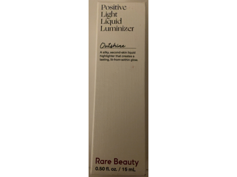 Rare Beauty Positive Light Liquid Luminizer Highlight, Outshine, 0.50 fl oz/15 mL