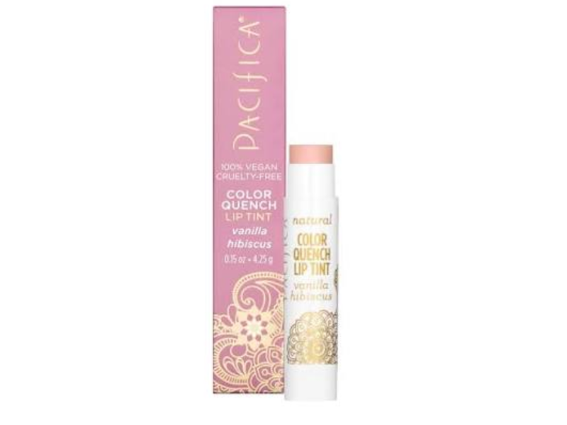 Pacifica Color Quench Lip Tint, Vanilla Hibiscus, 0.15 oz/4.25 g
