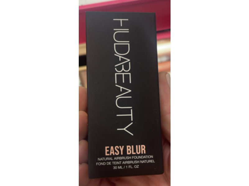 Huda Beauty Easy Blur Natural Airbrush Foundation, Shortbread 200B, 1 fl oz/30mL