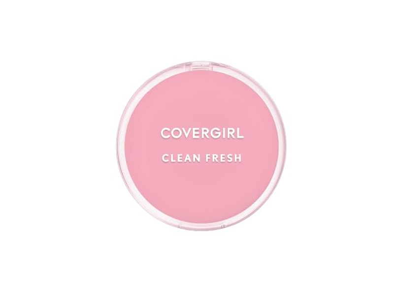 CoverGirl Clean Fresh Pressed Powder , 120 Fair, 0.35 oz/10 g