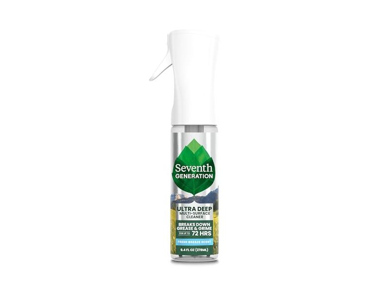 Seventh Generation Ultra Deep Multi-Surface Cleaner, Fresh Breeze, 9.4 fl oz/278 mL