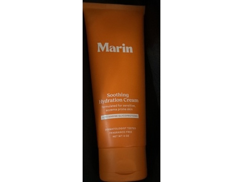 Marin Soothing Hydration Cream, Marine Glycoproteins, 4 0z