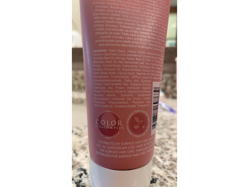 Surface Hair Trinity Color Care Bonding Masque, 6 fl oz/177 mL