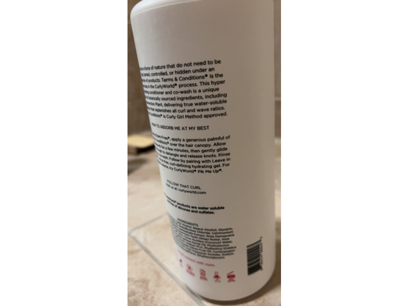 Curly World Terms & Conditions Hyper - Hydrating Conditioner, 32 oz/950 mL