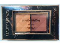 Beauty Runway Blush Duo, Peach/Plum, 0.14 oz/4 g - Image 2