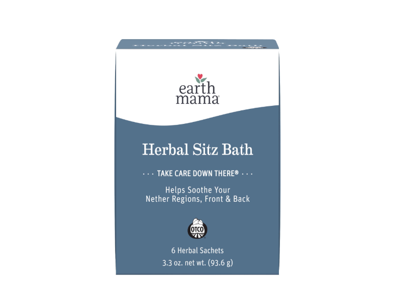 Earth Mama Herbal Sitz Bath, 3.3 oz/93.6 g, 6 Count, Pack Of 2