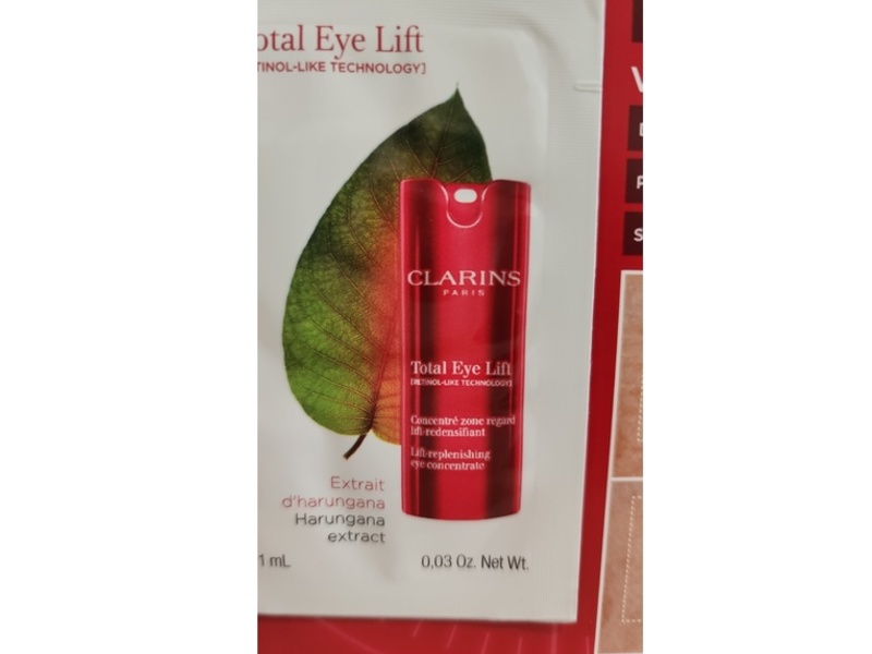 Clarins Paris Total Eye Lift, 0.03 oz/1 mL