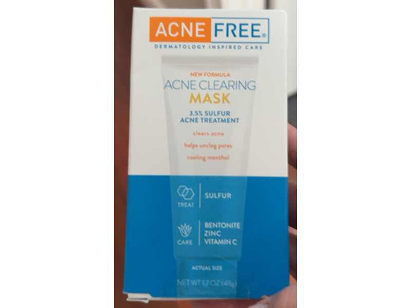 AcneFree Acne Clearing Mask, 1.7 oz/48 g