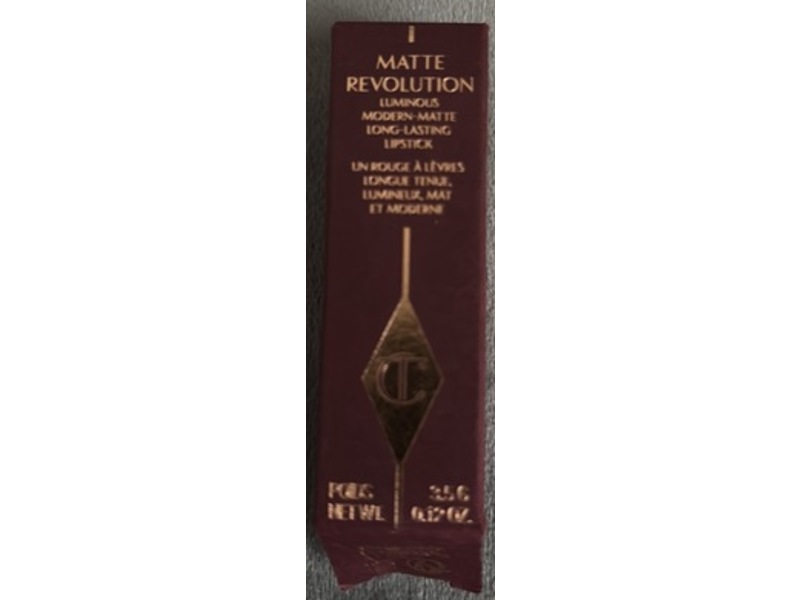 Charlotte Tilbury Matte Revolution Luminous Modern-Matte Lipstick, Red Carpet Red, 0.12 oz/3.5 g
