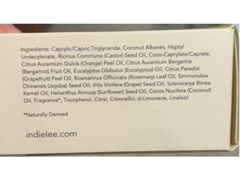 Indie Lee Energize Body Oil, Refresh & Revitalize, 4.2 fl oz/125 mL