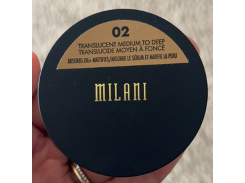 Milani Make It Last Setting Powder, 02 Translucent Medium To Deep, 0.12 oz