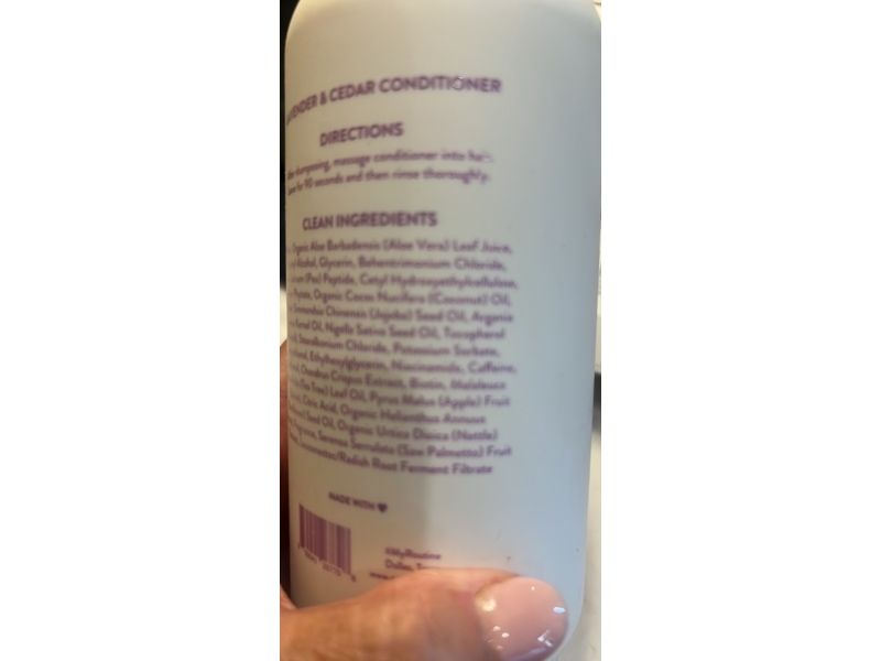 Routine Wellness Conditioner, Lavender & Cedar, 14 oz/414 mL