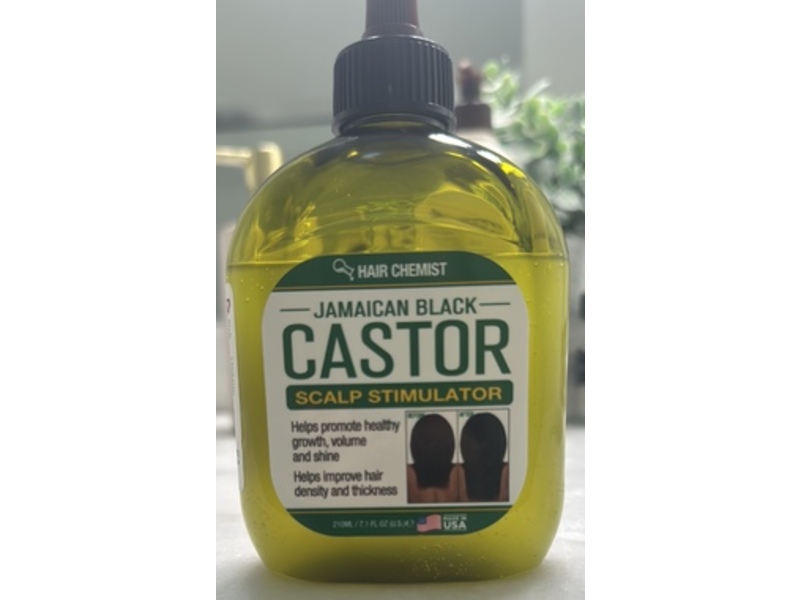 Hair Chemist Jamaican Black Castor Oil Scalp Stimulator, 7.1 fl oz/210 mL