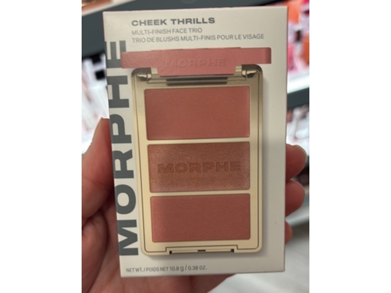 Morphe Cheek Thrills Multi-Finish Face Trio, Honeymoon Suite, 0.38 oz/10.8 g