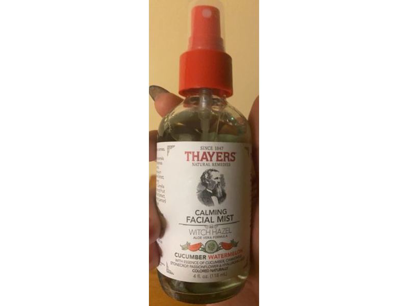 Thayers Calming Facial Mist, Witch Hazel, Cucumber Watermelon, 4 fl oz