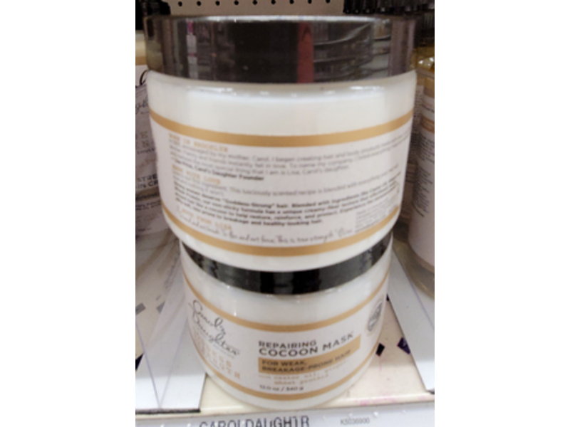 Carol's Daughter Repairing Cocoon Mask, Castor Oil, Ginger, Wheat Protein, 12 oz/340 g