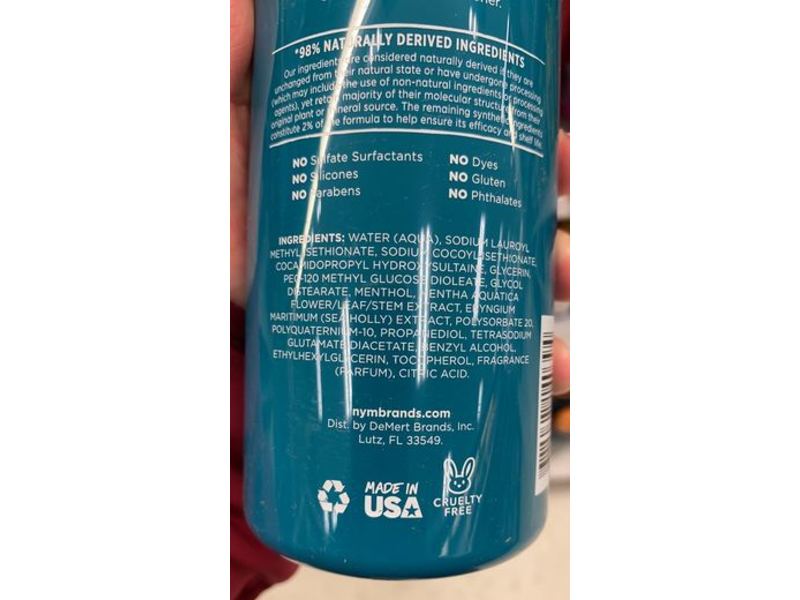 Not Your Mother's Scalp Refresh Shampoo, Aquatic Mint & Coastal Sea Holly, 16 fl oz/473 mL