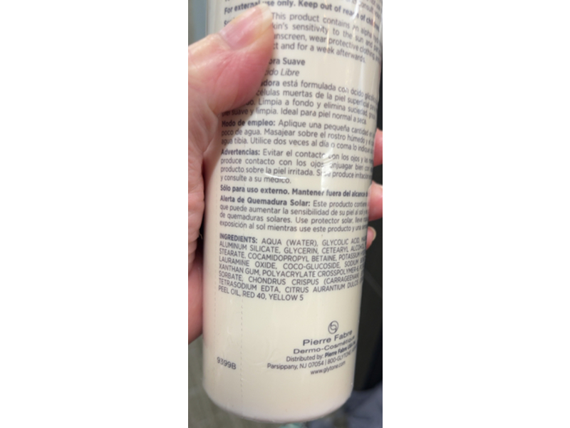 Glytone Rejuvenating Mild Cream Cleanser, Glycolic Acid, 13.5 fl oz/400 mL