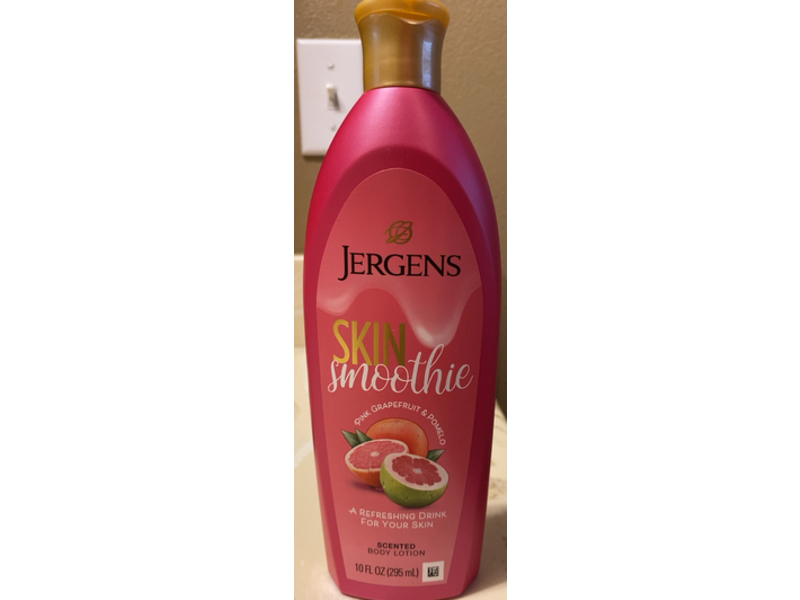 Jergens Skin Smoothie A Refreshing Drink For Your Skin Body Lotion, Scented, 10 fl oz/295 mL, Pack Of 3