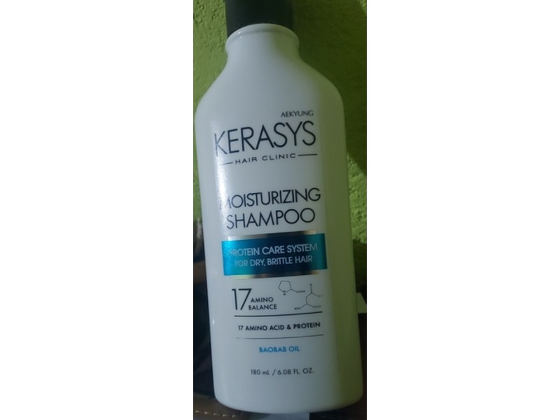 Kerasys Moisturizing Shampoo, Baobab Oil, 6.08 fl oz/180 mL