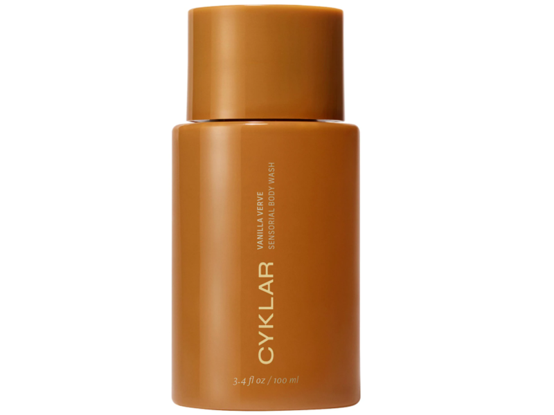 CYKLAR Sensorial Body Wash, Vanilla Verve, 3.4 fl oz/100 mL