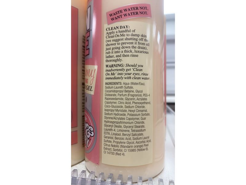 Soap & Glory Creamy Clarifying Shower Gel, 16.9 fl oz/500 ml