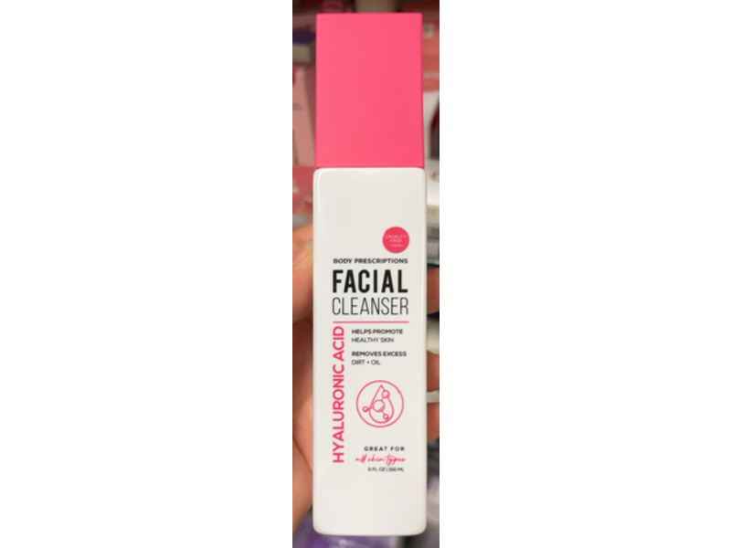 Body Prescriptions Facial Cleanser, Hyaluronic Acid, 5 fl oz/150 mL