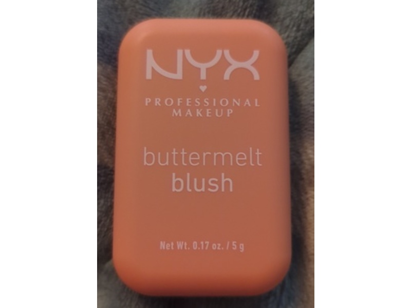 Nyx Professional Makeup Buttermelt Powder Blush, Sooner The Butta, 0.17 oz/5 g