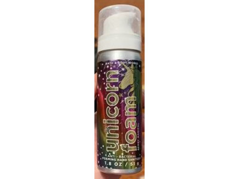 Bath & Body Works Unicorn Foam Anti-Bacterial Foaming Hand Sanitizers, 1.8 oz/51 g