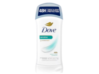 Dove Sweat & Odor Protection Antiperspirant Deodorant, Sensitive Skin, 2.6 oz/74 g, Pack Of 6 - thumbnail 1