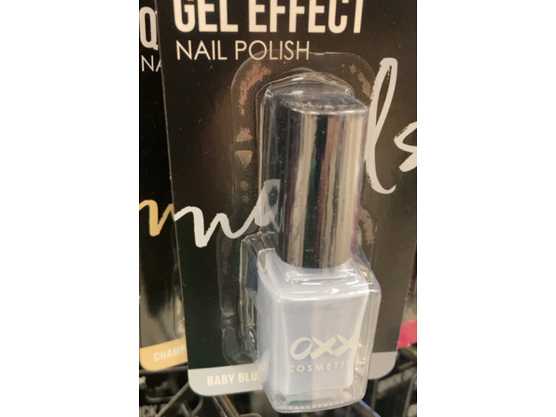 Oxx Cosmetics Gel Effect Nail Polish, Baby Blue