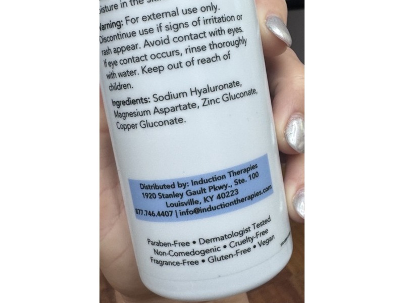 Induction Therapies Phaz Hyaluronic Acid Complex, 8.0 fl oz/240 mL