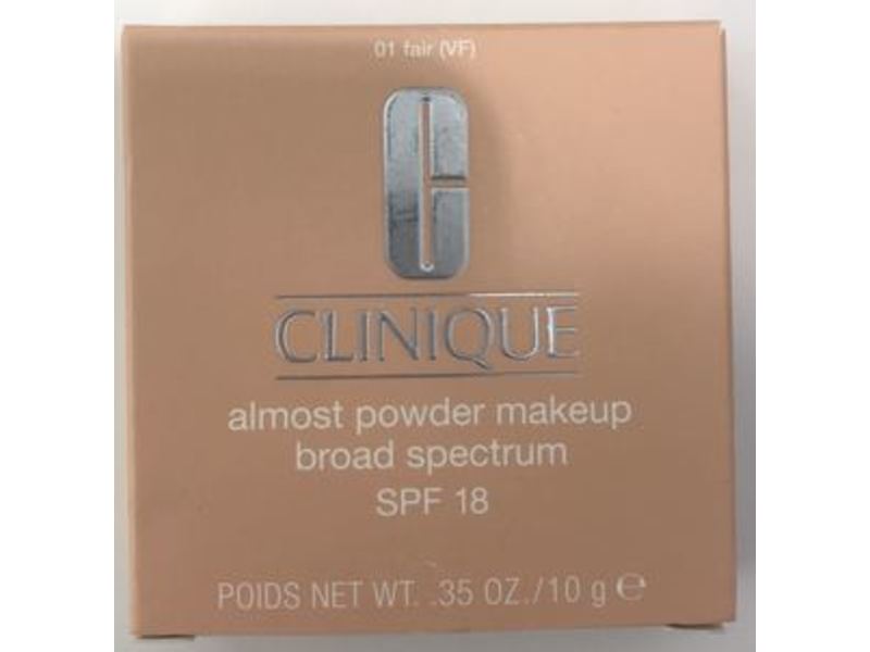 Clinique Almost Powder Makeup, 01 Fair, SPF 18, 0.35 oz/10 g