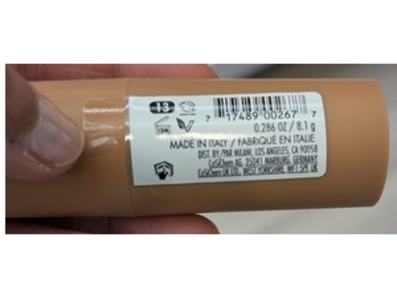 Milani Conceal+Perfect Blur Out Skin Tint Stick, 13-Tan Yellow, 0.286 oz/8.1 g