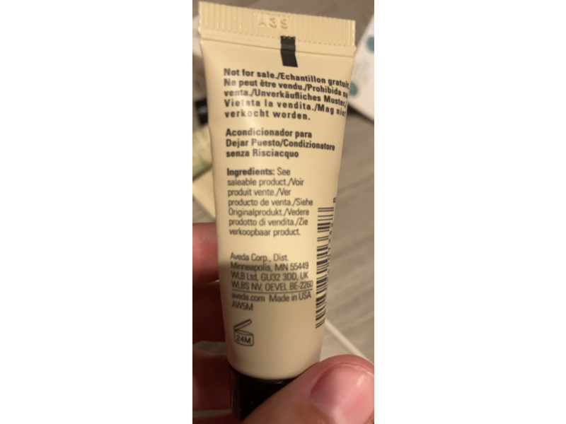 Aveda Softening Leave-In Conditioner, Cherry Almond, 34 fl oz/10 mL, Pack Of 3