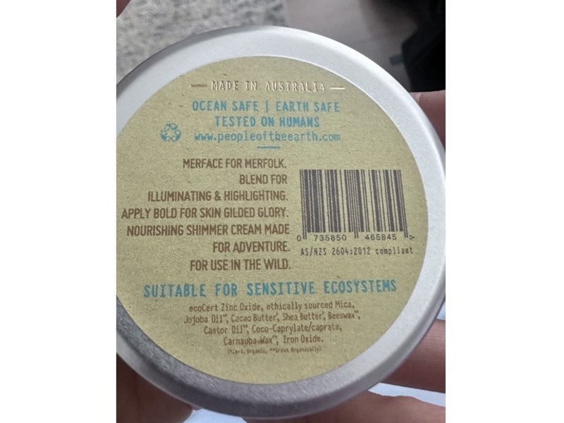 Merface People Of The Earth Gold, SPF 40, 45 g